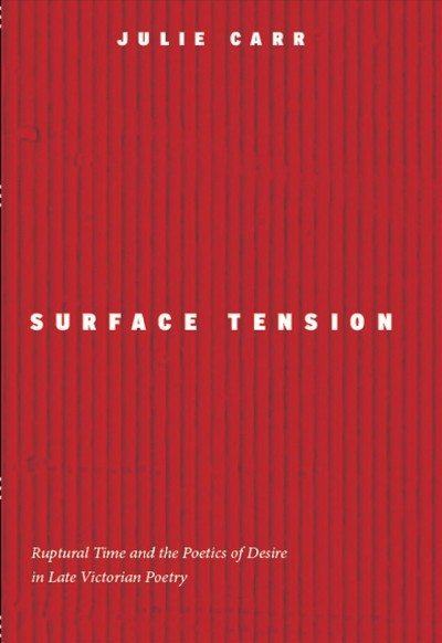 Surface tension : ruptural time and the poetics of desire in late Victorian poetry / Julie Carr.