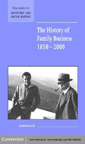 The history of family business, 1850-2000 [electronic resource] / Andrea Colli.