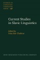 Current studies in Slavic linguistics  Cover Image